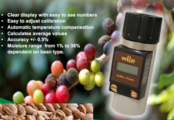 Máy đo độ ẩm hạt cà phê, ca cao